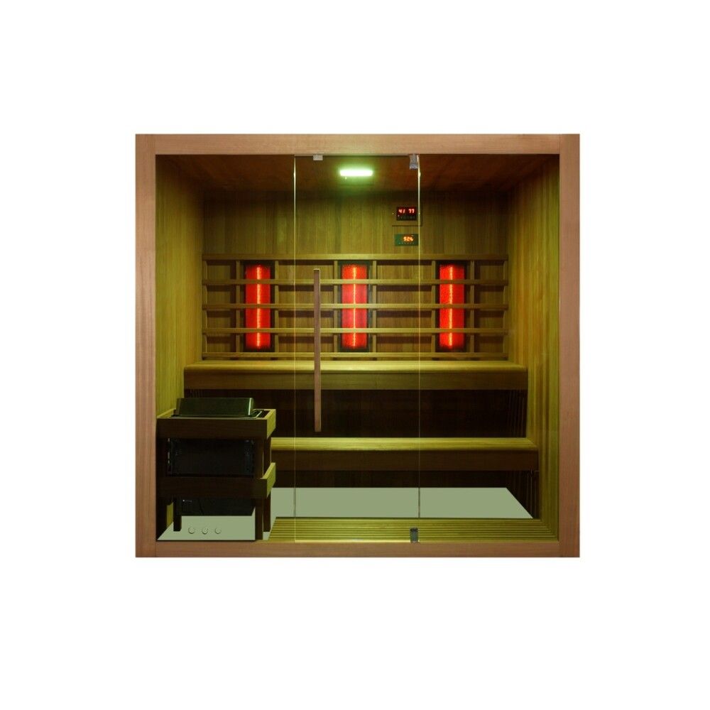 Saunaklefi infrarauður 200x150x190 cm Kotka