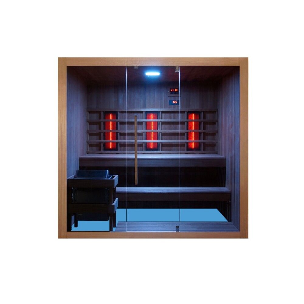Saunaklefi infrarauður 200x150x190 cm Kotka