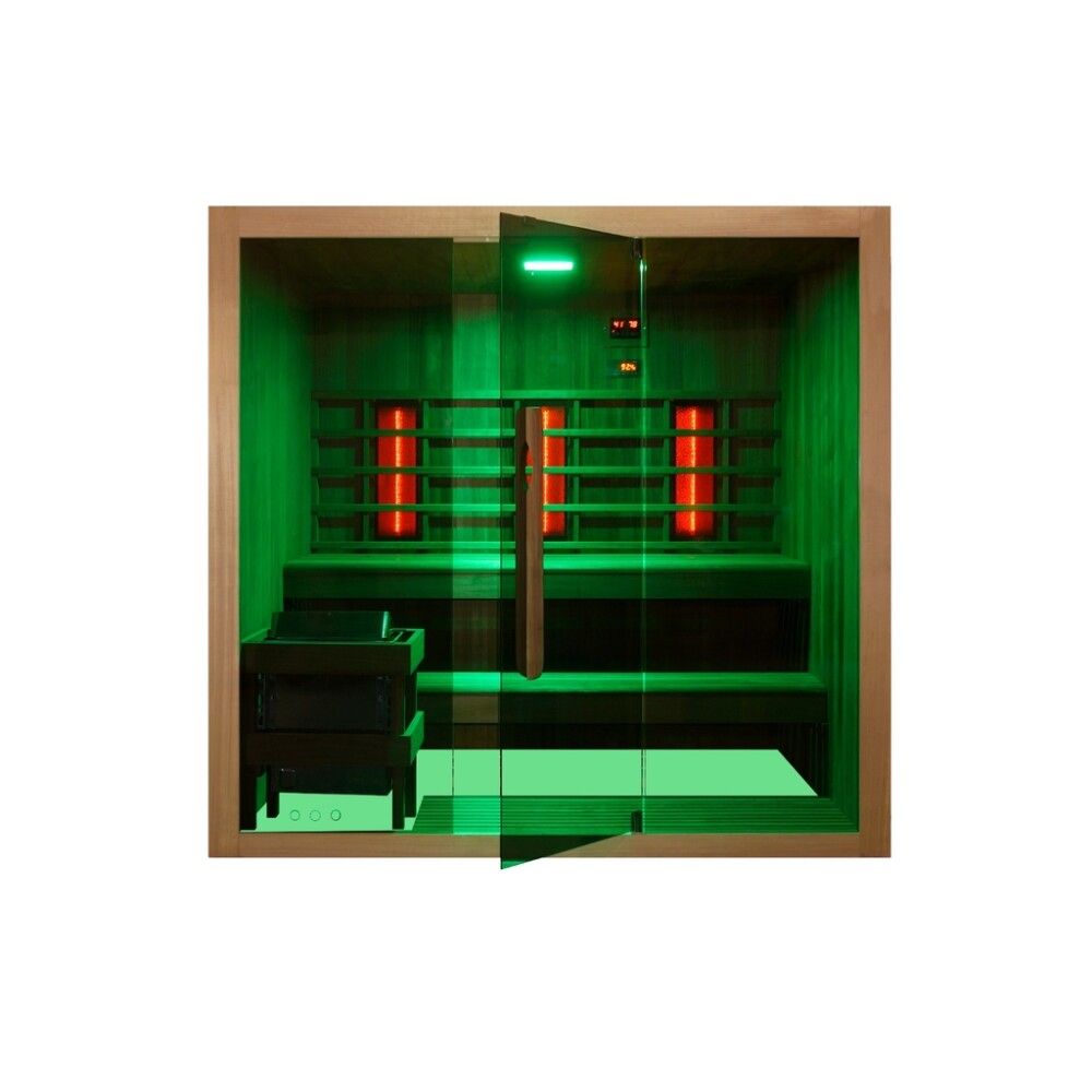 Saunaklefi infrarauður 200x150x190 cm Kotka