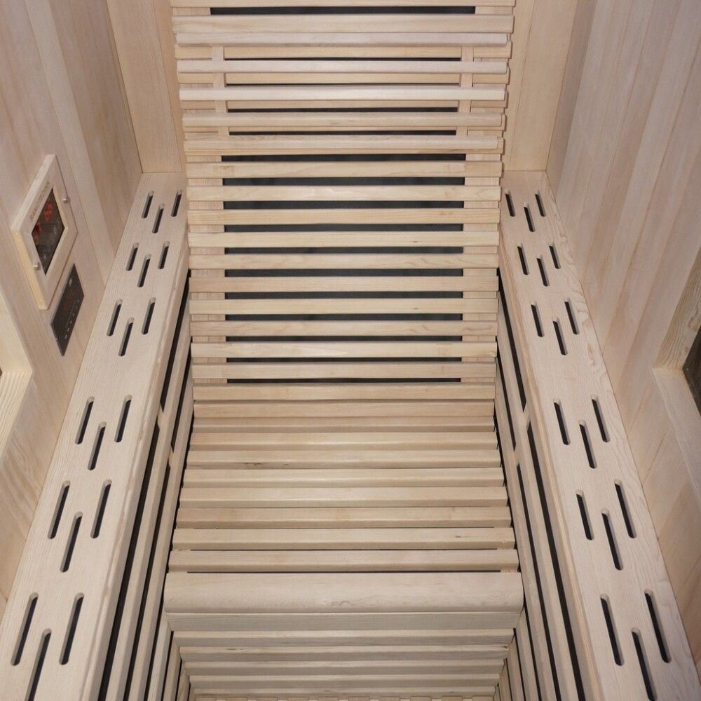 Saunaklefi infrarauður 100x130x195 cm Carbon