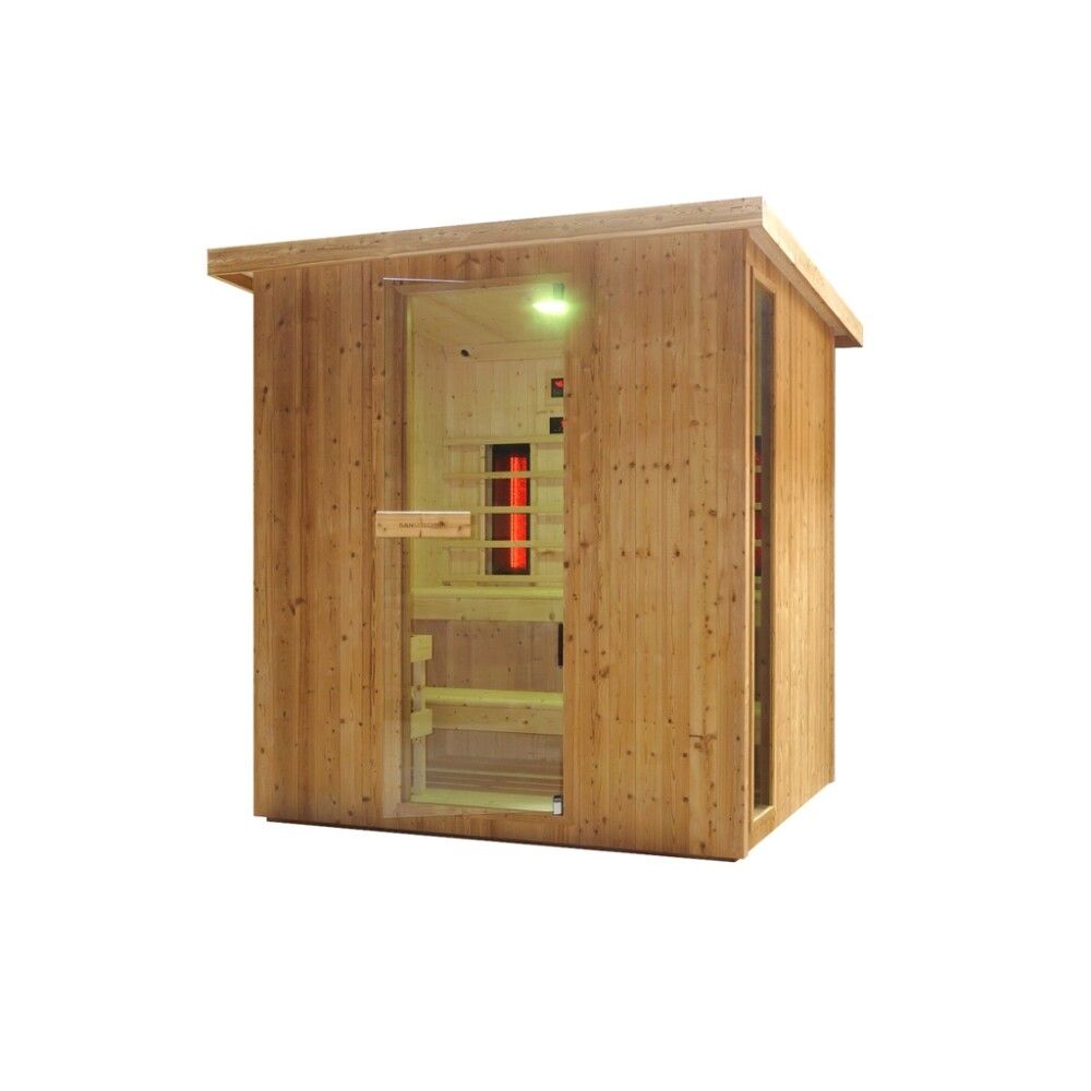 Saunaklefi infrarauður 198x182x200 cm Lahti