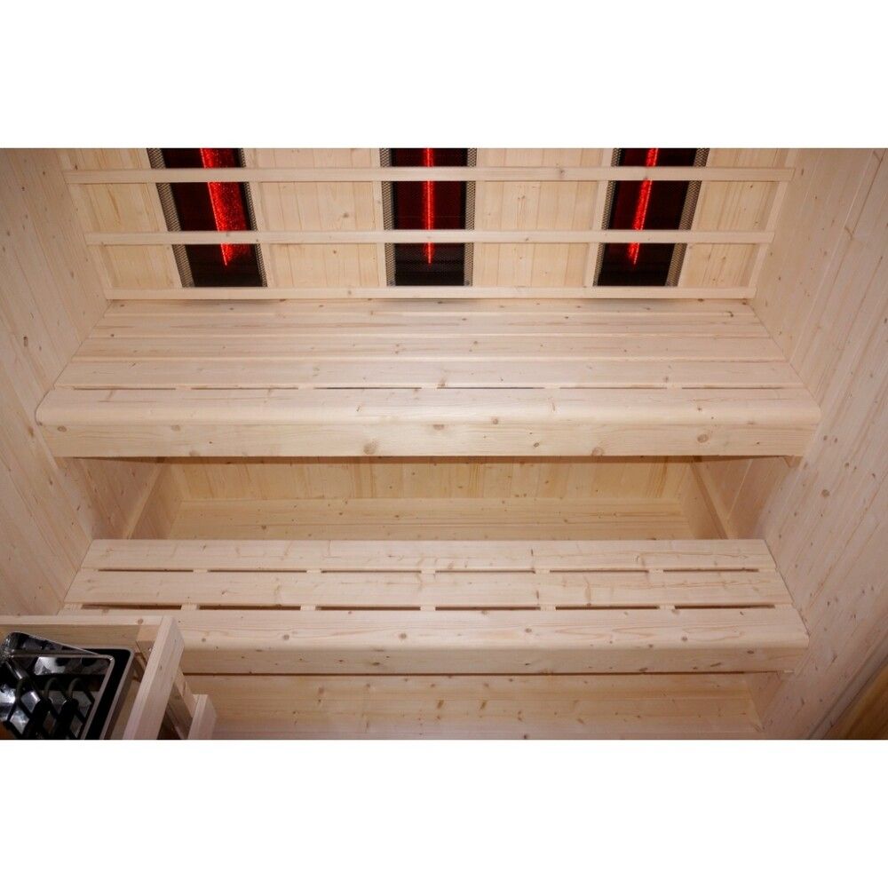 Saunaklefi infrarauður 198x182x200 cm Lahti