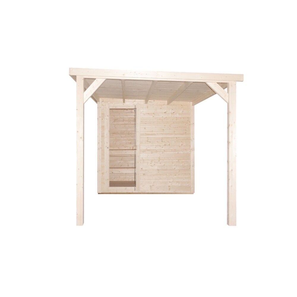 Saunaklefi útiklefi 460x230x220 cm Rauma