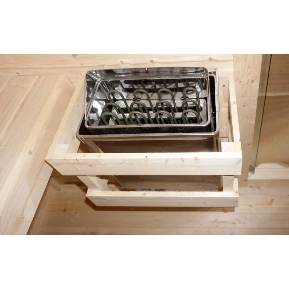 Saunaklefi útiklefi 460x230x220 cm Rauma