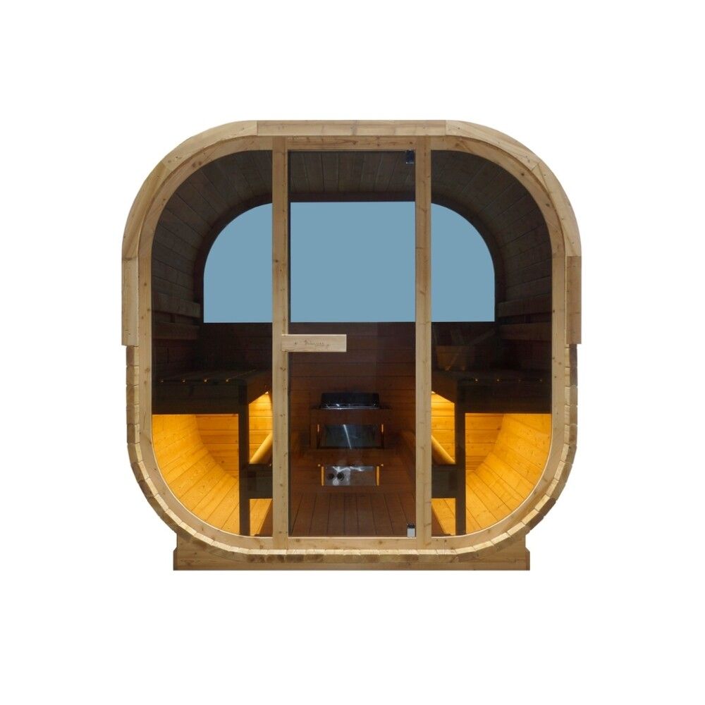 Saunaklefi útiklefi 210x180x210 cm Hanko