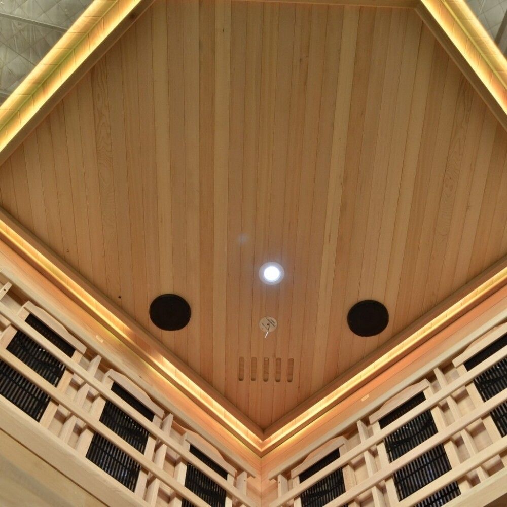 Saunaklefi infrarauður 150x150x200 cm Deluxe