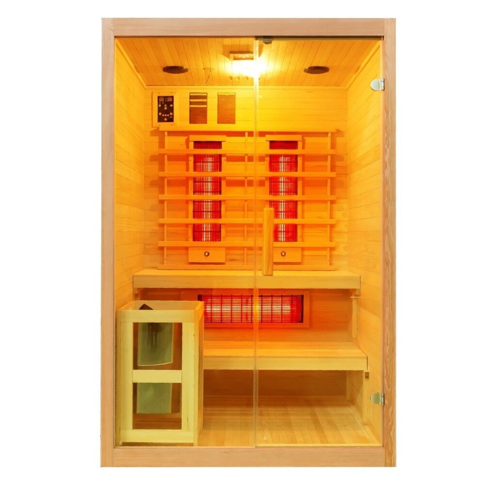 Saunaklefi infrarauður 130x120x200 cm Twincombi