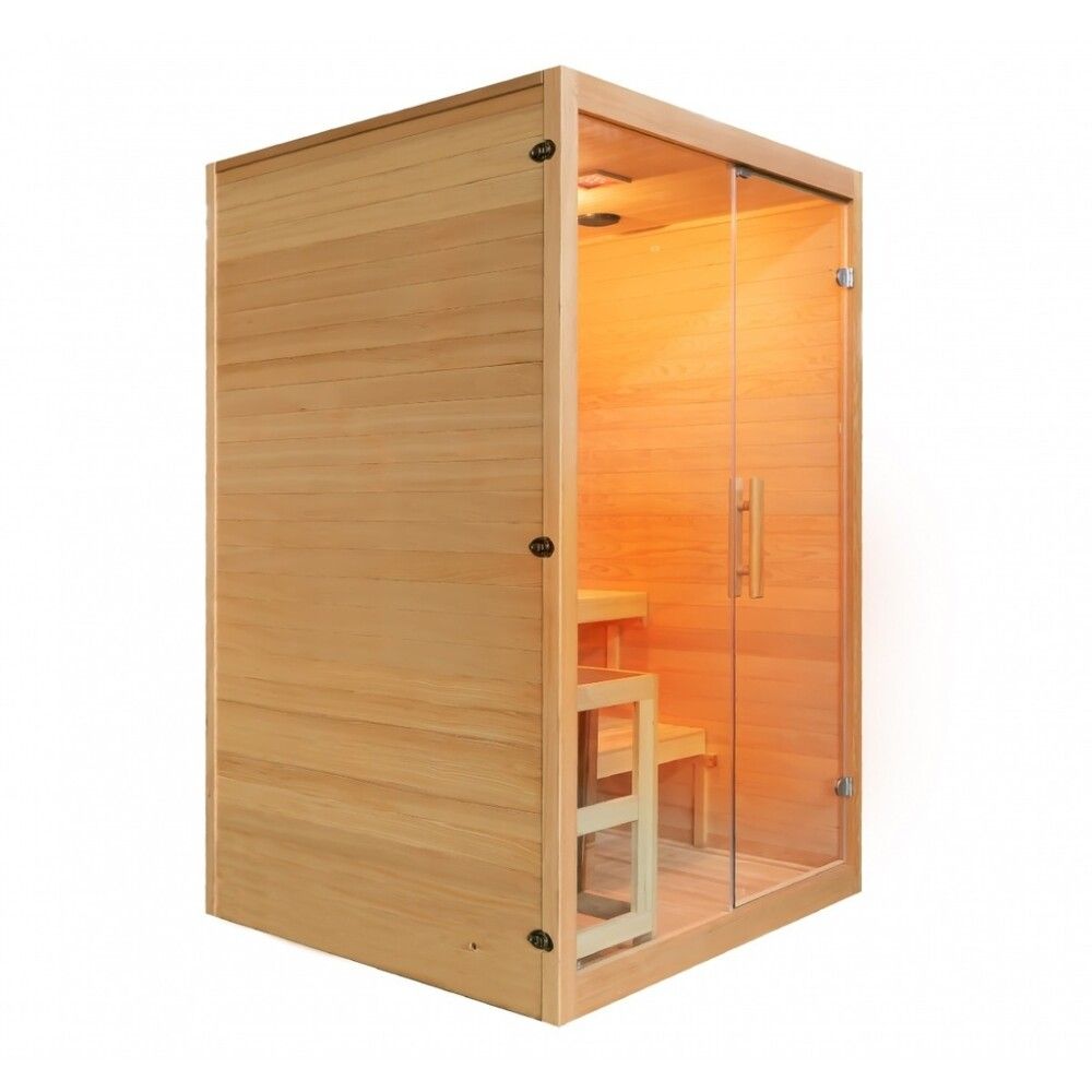 Saunaklefi infrarauður 130x120x200 cm Twincombi