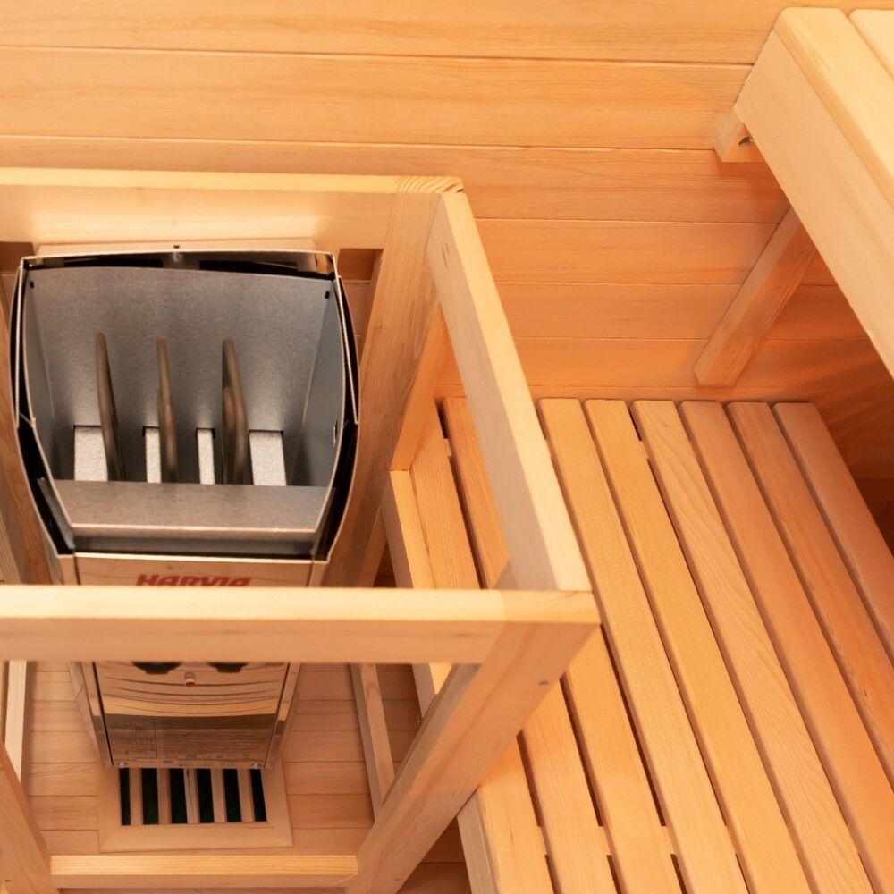 Saunaklefi infrarauður 130x120x200 cm Twincombi