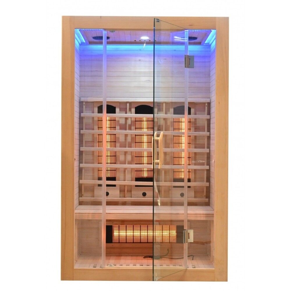 Saunaklefi infrarauður 120x105x190 cm Malmö