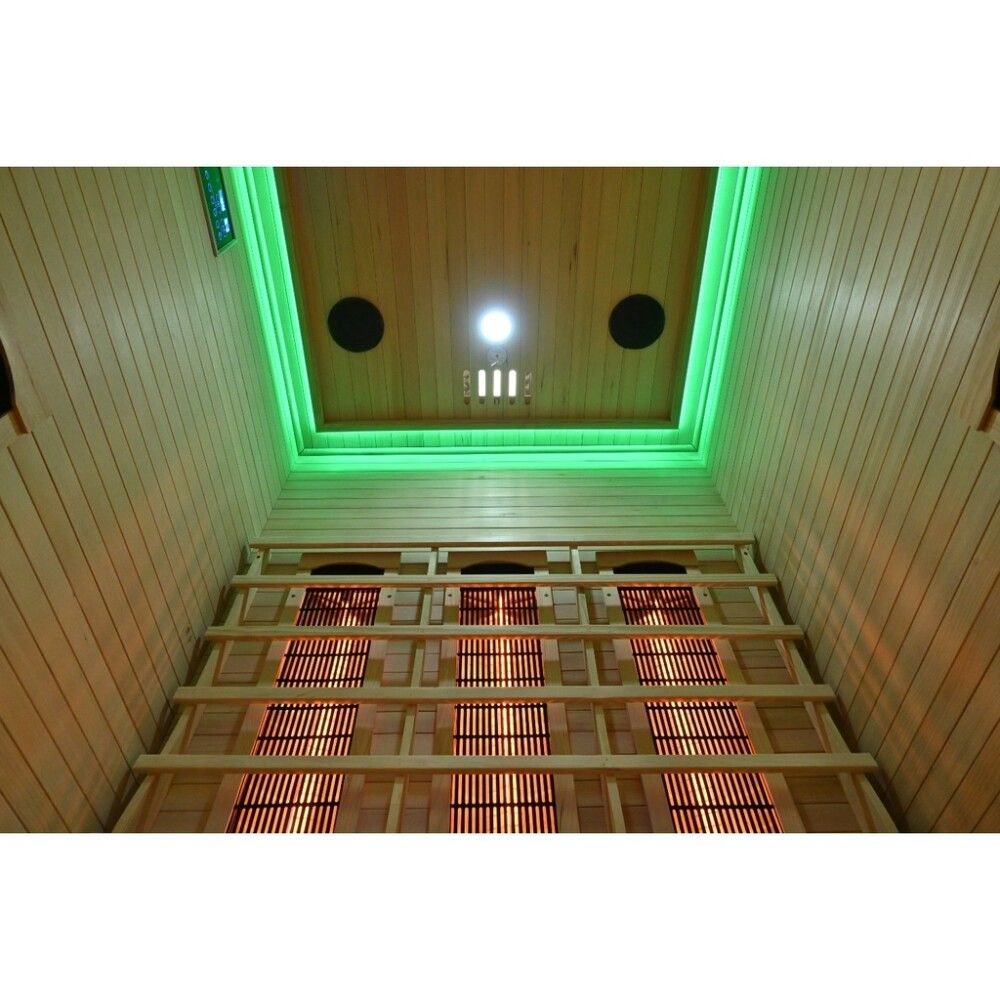 Saunaklefi infrarauður 120x105x190 cm Malmö