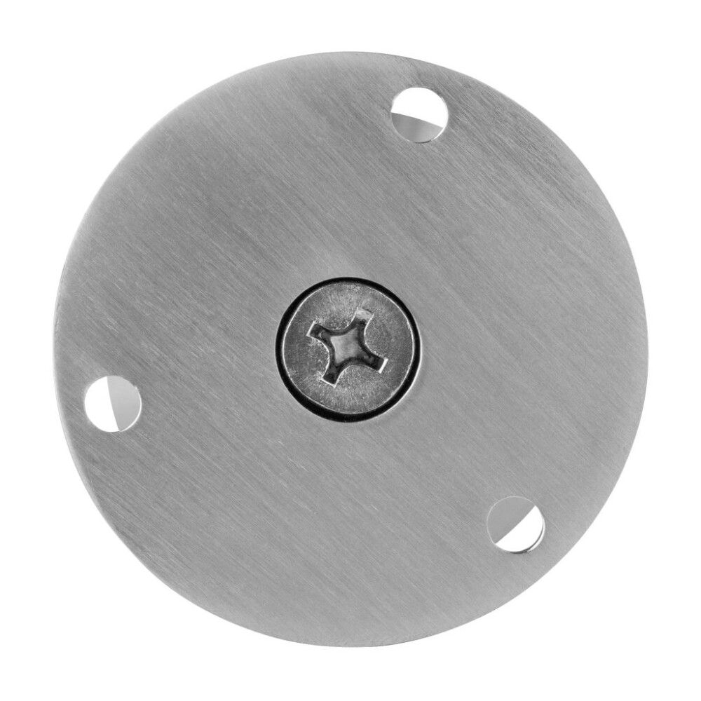 Borðfótur stillanlegur Ø38x110x115mm burstað ál