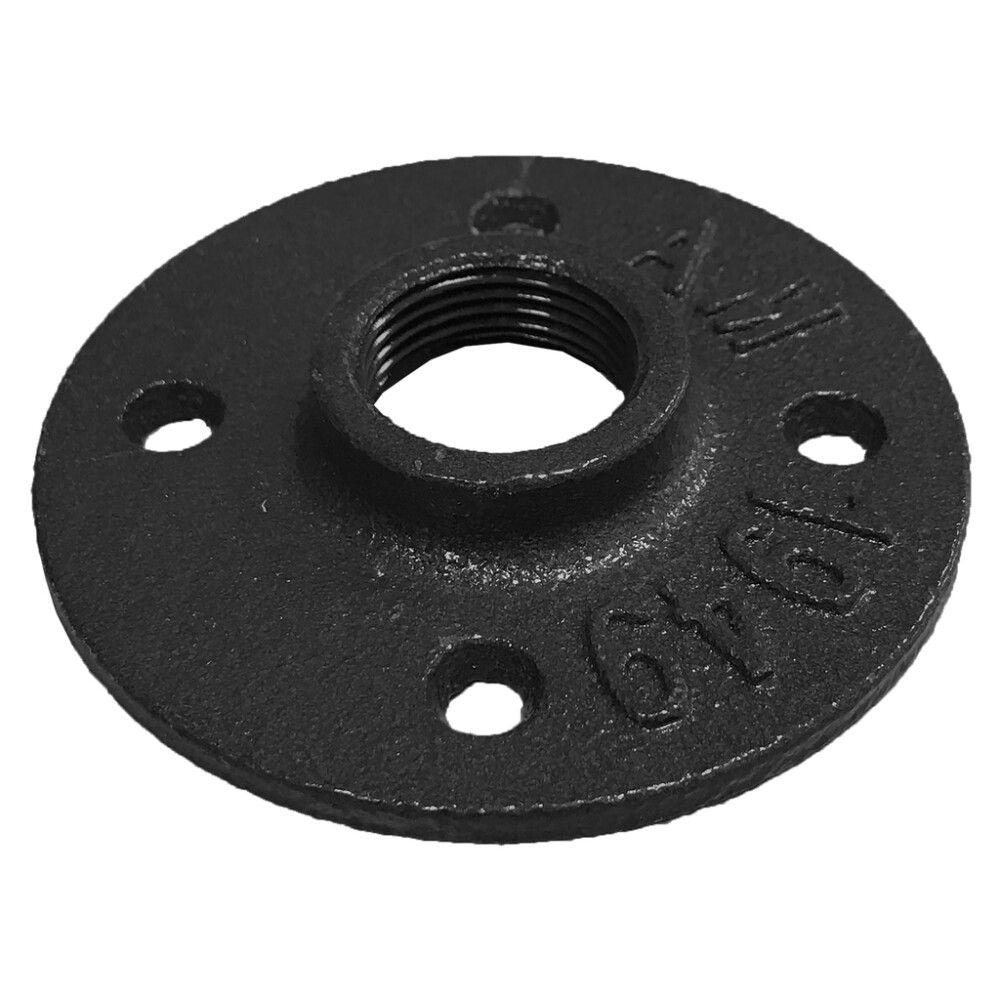 Veggfesting fyrir hillukerfi Ø86mm 3/4″ Rusticline RT1 svört