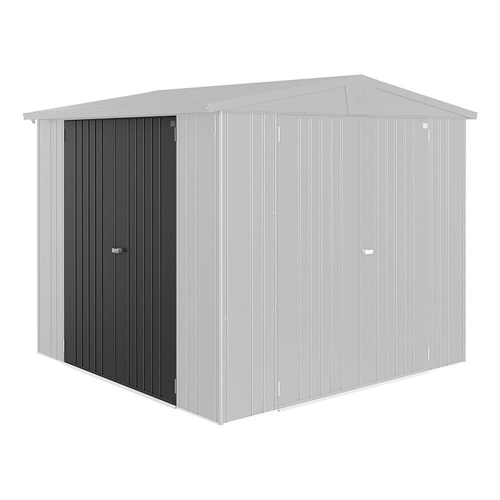 Auka tvöföld hurð fyrir Biohort Europa dökkgrá