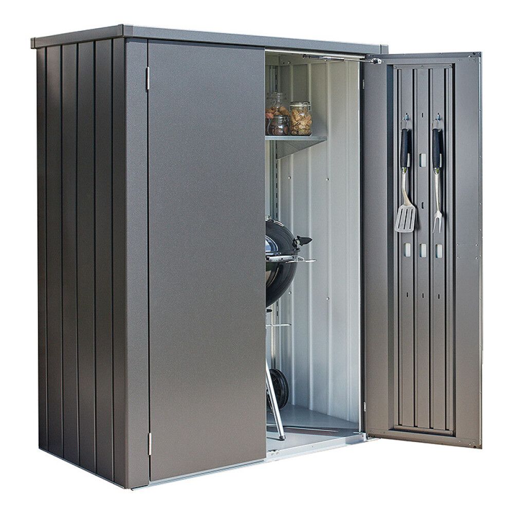 Verkfæraskápur 1,15m² Romeo L dökkgrár