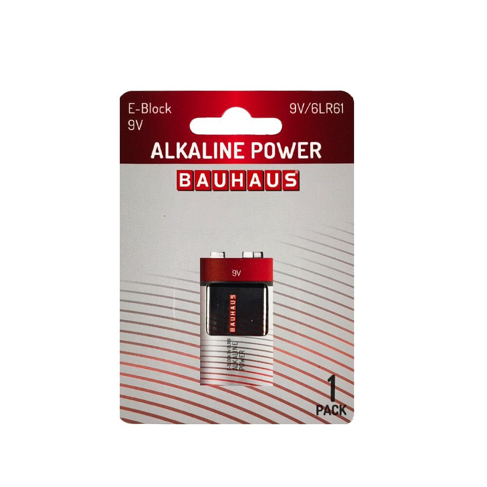 Rafhlaða E 9V LR61 BAUHAUS