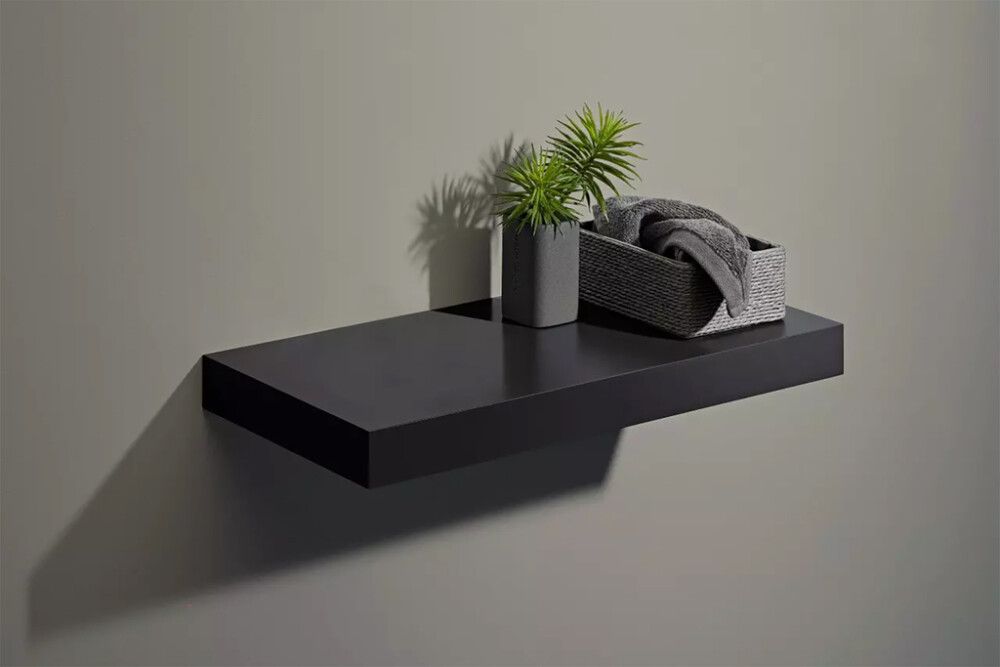 Hilla fljótandi 570x250x50mm svört Dolle Big Boy