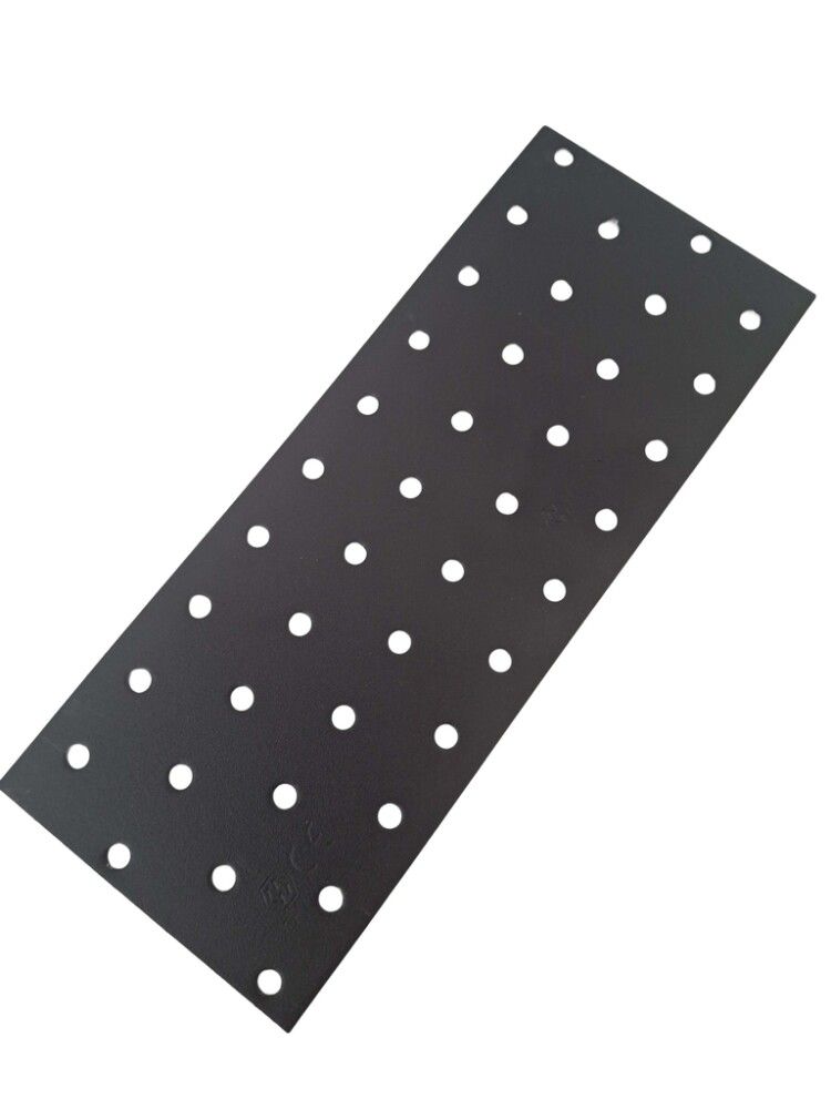 Gataplata 80x200x2 mm Jasa galv svört