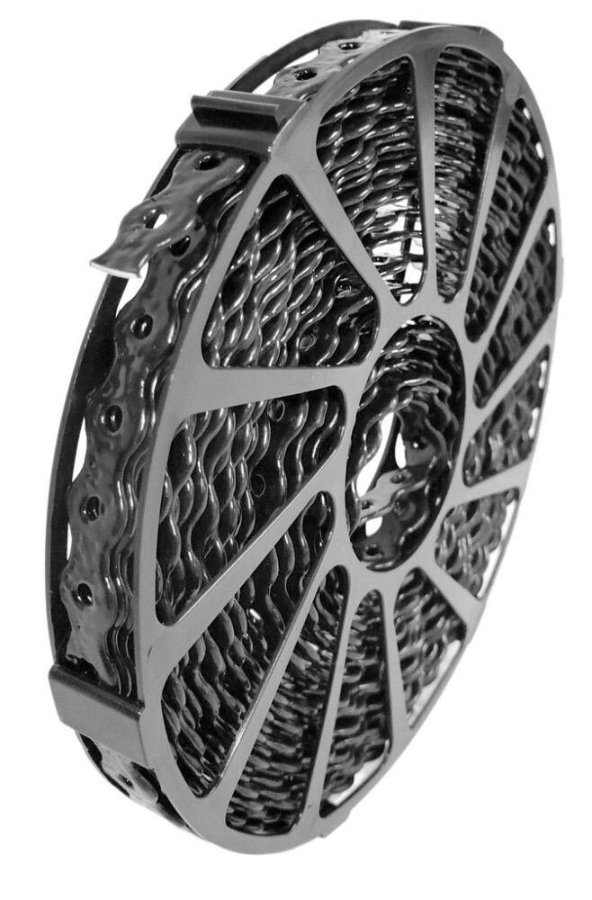 Gataband 12x0,7 mm 10 m galv. svart