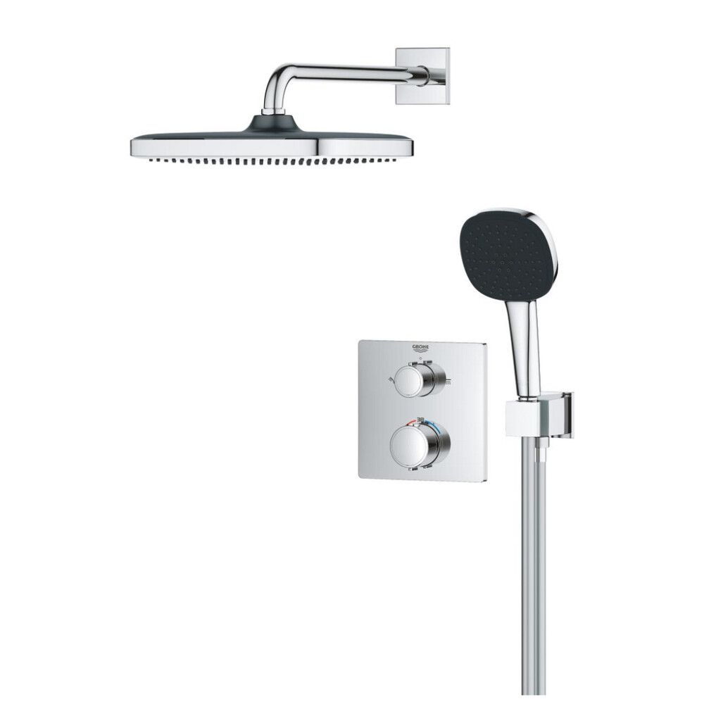 Sturtusett innbyggt Grohe Vitalio Comfort 250 króm