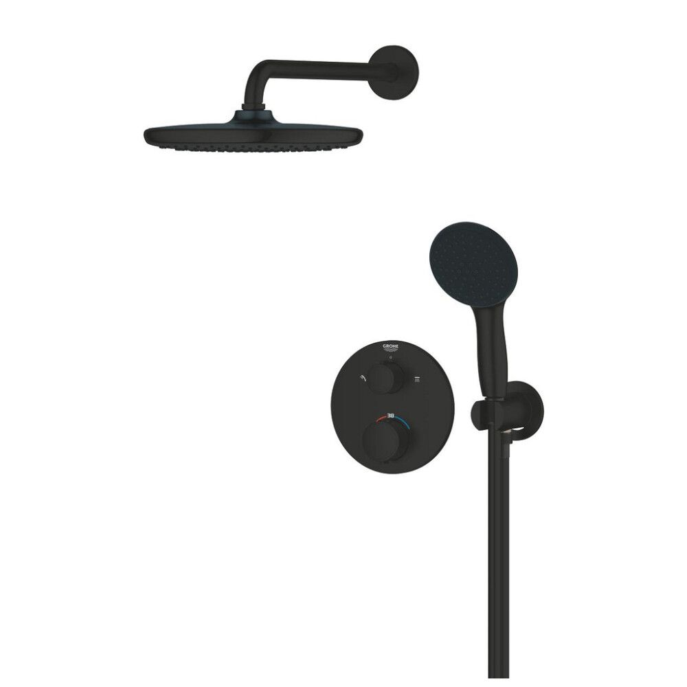 Sturtusett innbyggt Grohe Vitalio Precision 250 svart