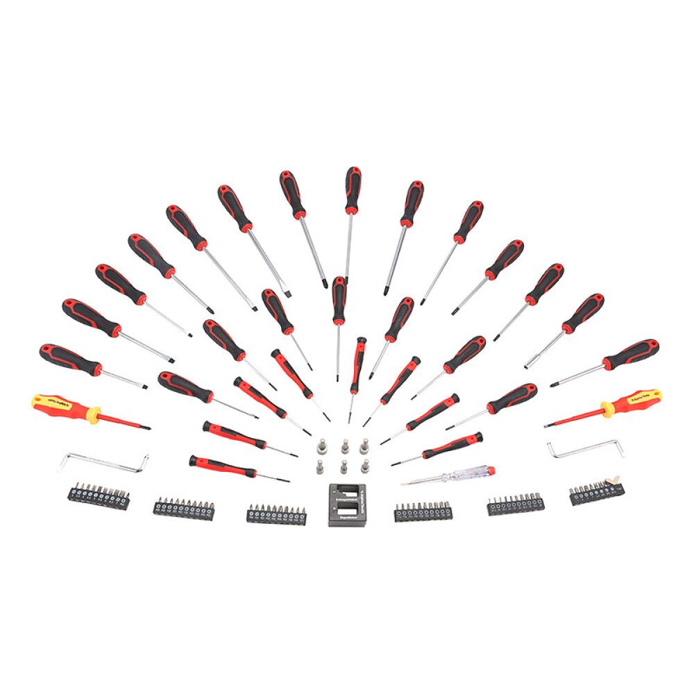 Skrúfjárna- & bitasett 101 hlutir Alpha-tools