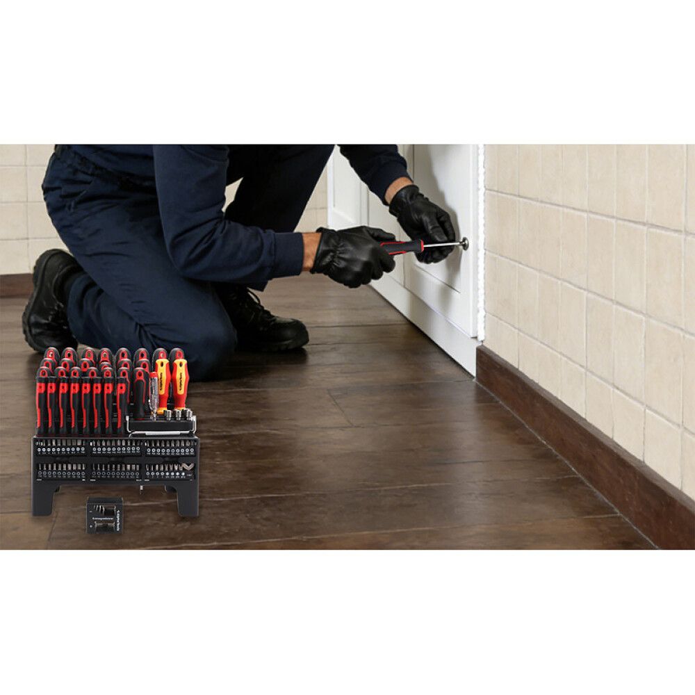 Skrúfjárna- & bitasett 101 hlutir Alpha-tools