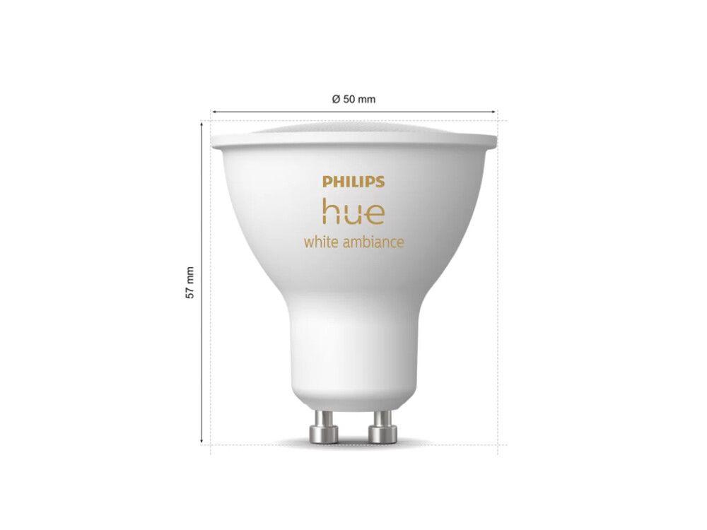 Kastaraperur GU10 3x4,2W 400lm Philips Hue