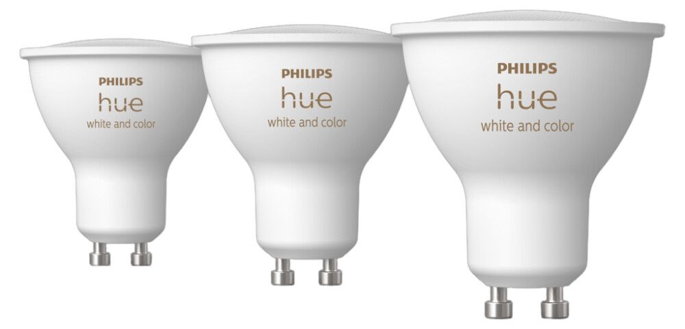 Ljósaperur 3xGU10 Philips Hue WCA