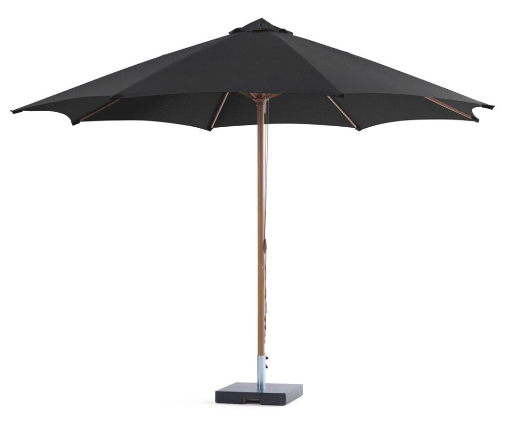 Sólhlíf Eva með sveif og halla Ø300cm Sunfun tekk/svört