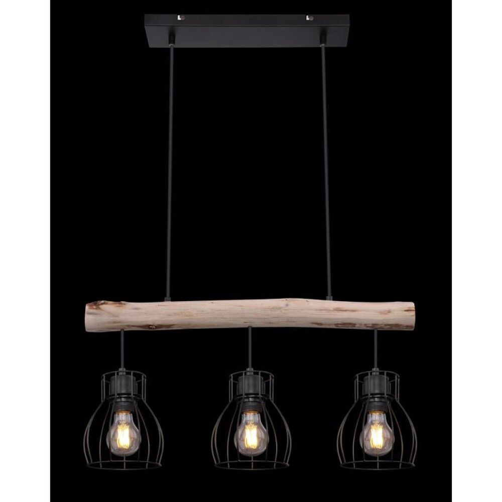 Hangandi ljós 3xE27 Mina Globo 60cm