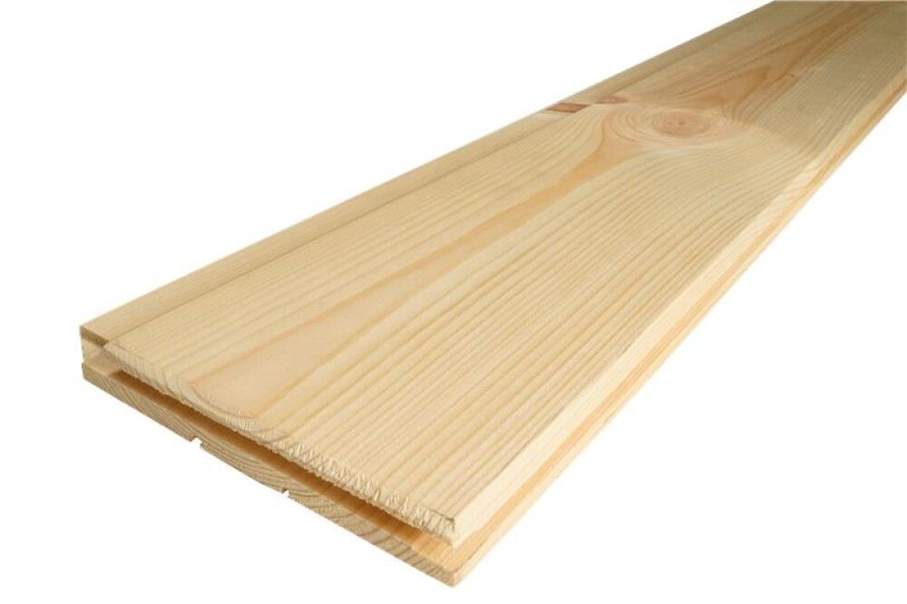 Lofta- og veggþiljur fura 2200x125x19 mm 2,77 m²