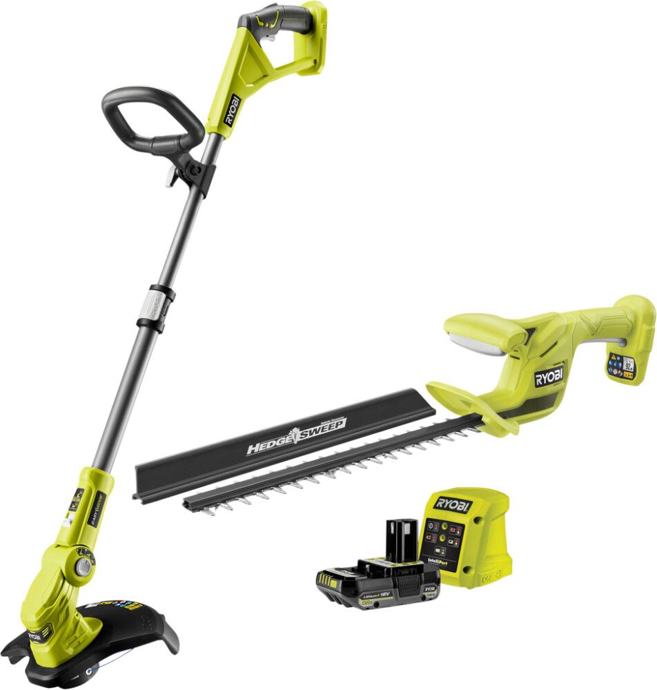 Sláttuorf og Hekkklippur 18V Ryobi One+ RY18HT40LT1832-120