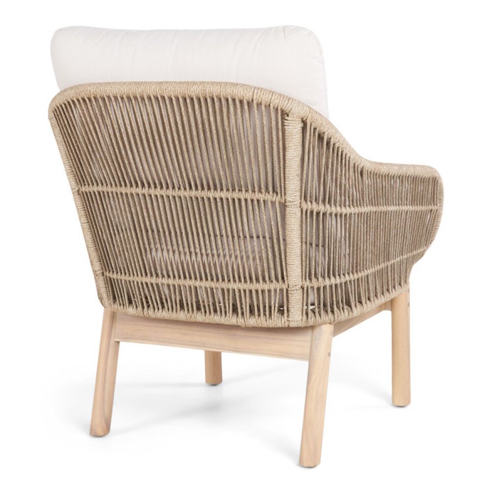 Garðstóll með sessu Johanna akasíu Sunfun