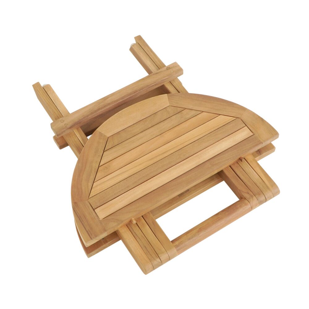 Garðborð Vera hringlaga tekk Ø50cm Sunfun