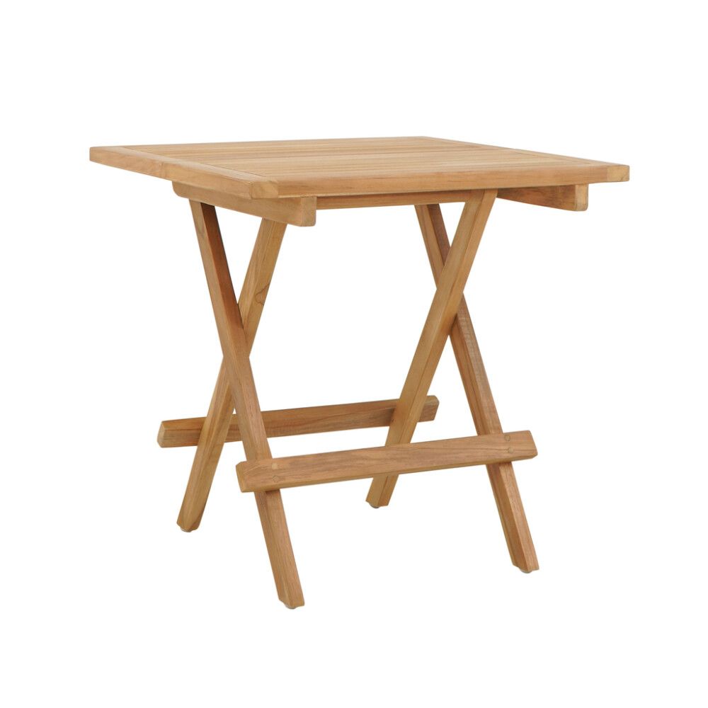 Garðborð Vince tekk 50x50cm Sunfun