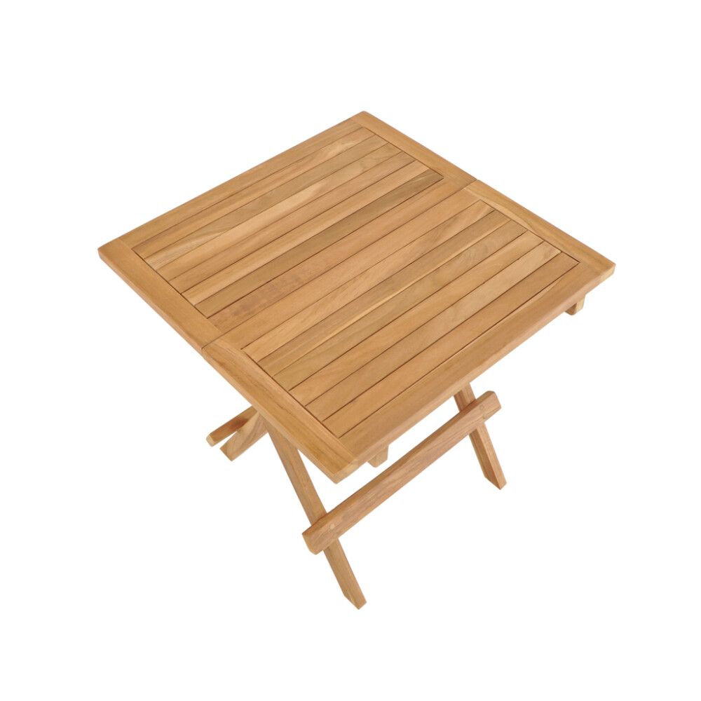 Garðborð Vince tekk 50x50cm Sunfun