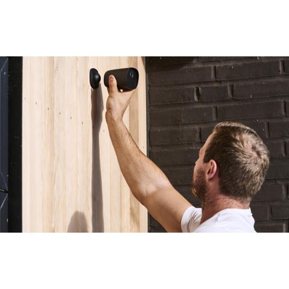 Öryggismyndavél 1080p utandyra/innandyra Sikkerthjem svört