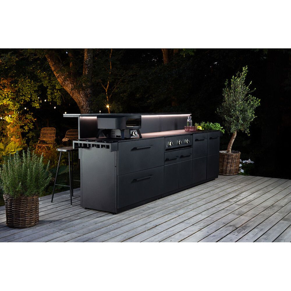 Pizzaofn 13" með snúning Cozze Black Edition