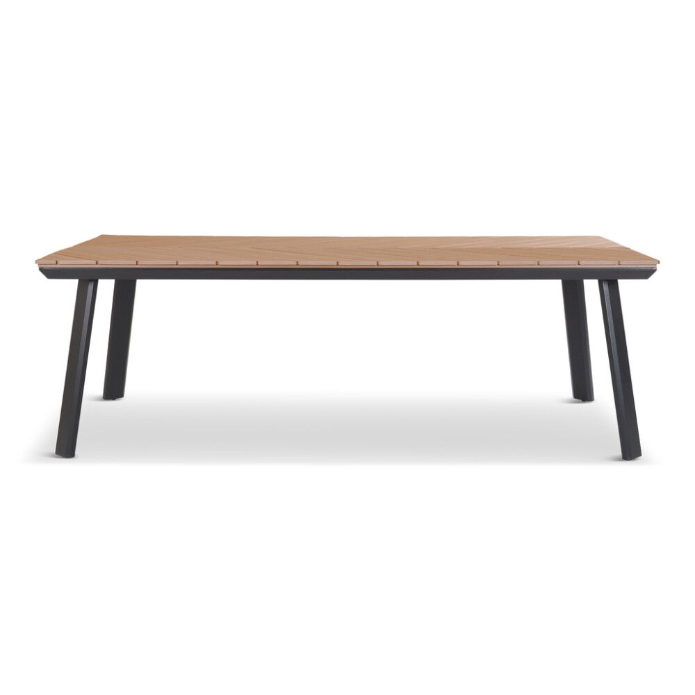 Garðborð Cille nonwood/ál 220x100cmSunfun