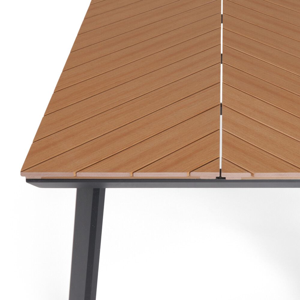 Garðborð Cille nonwood/ál 220x100cmSunfun