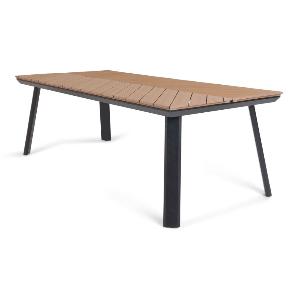 Garðborð Cille nonwood/ál 220x100cmSunfun