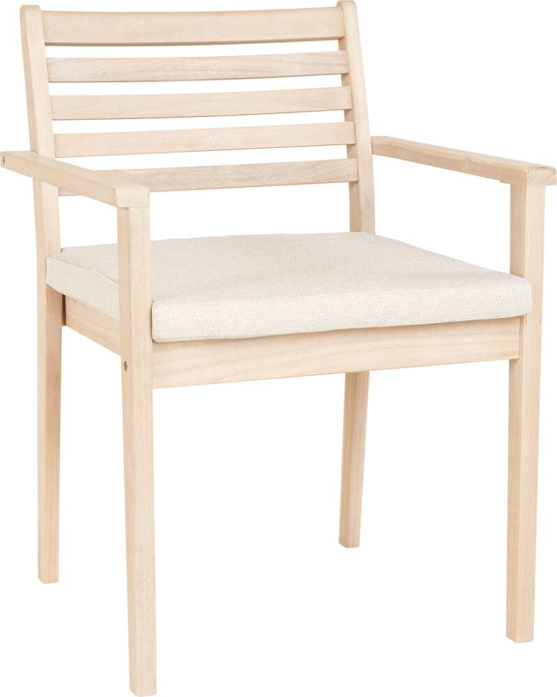 Garðstóll Zoe með sessu akasíu Sunfun