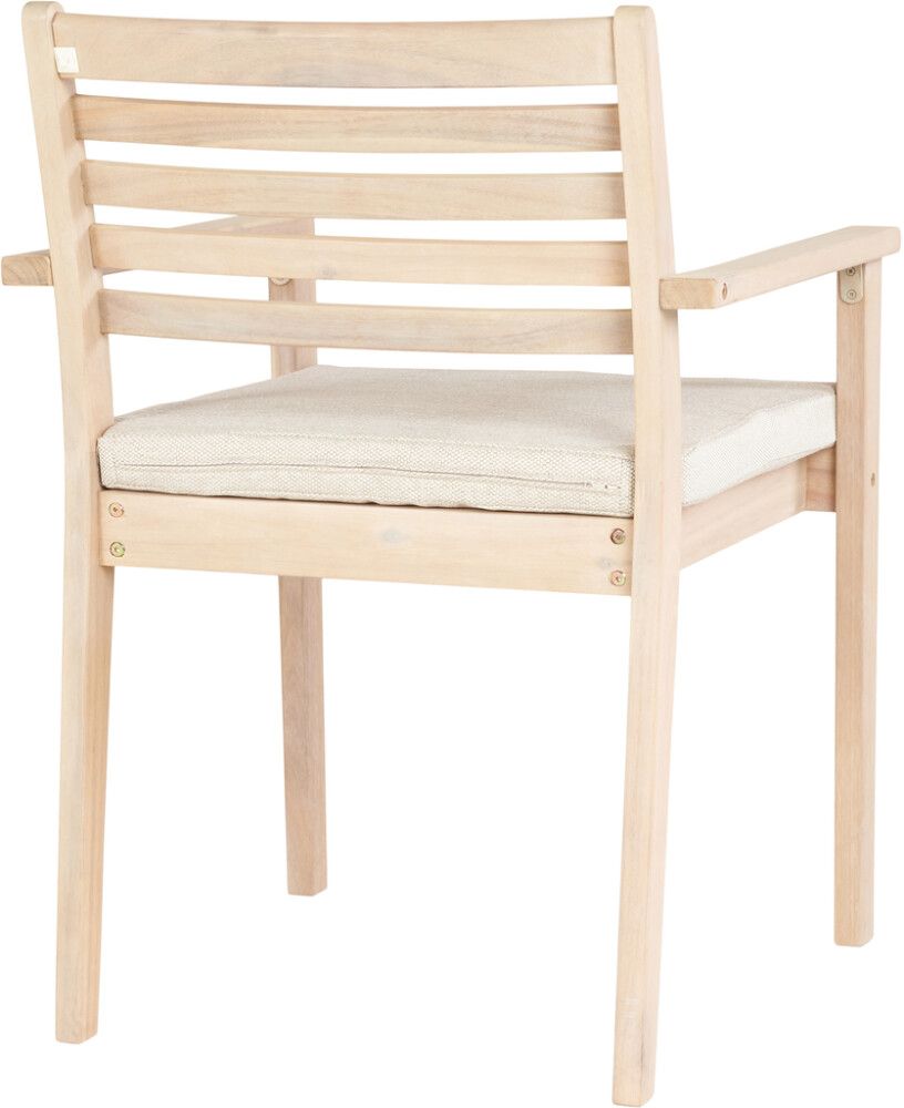 Garðstóll Zoe með sessu akasíu Sunfun