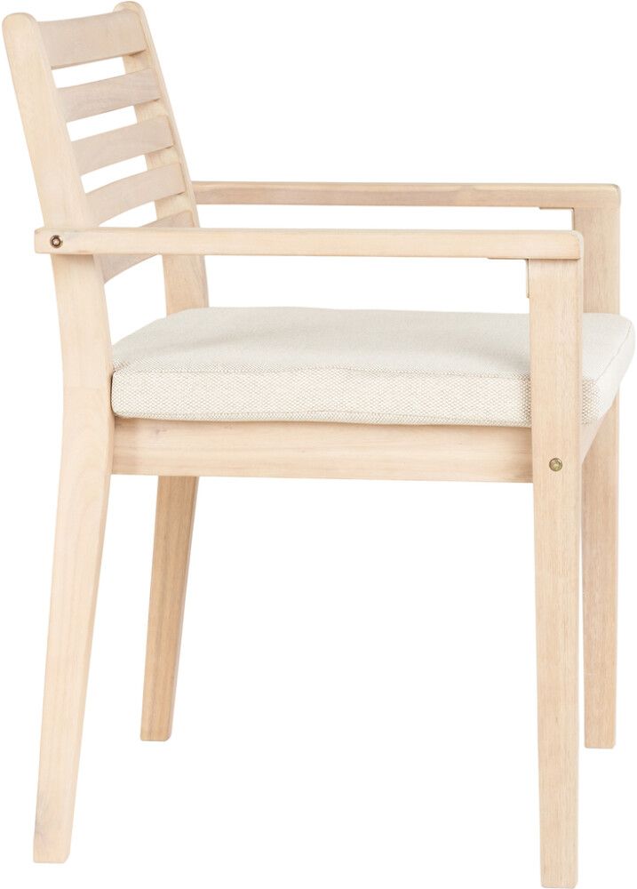 Garðstóll Zoe með sessu akasíu Sunfun