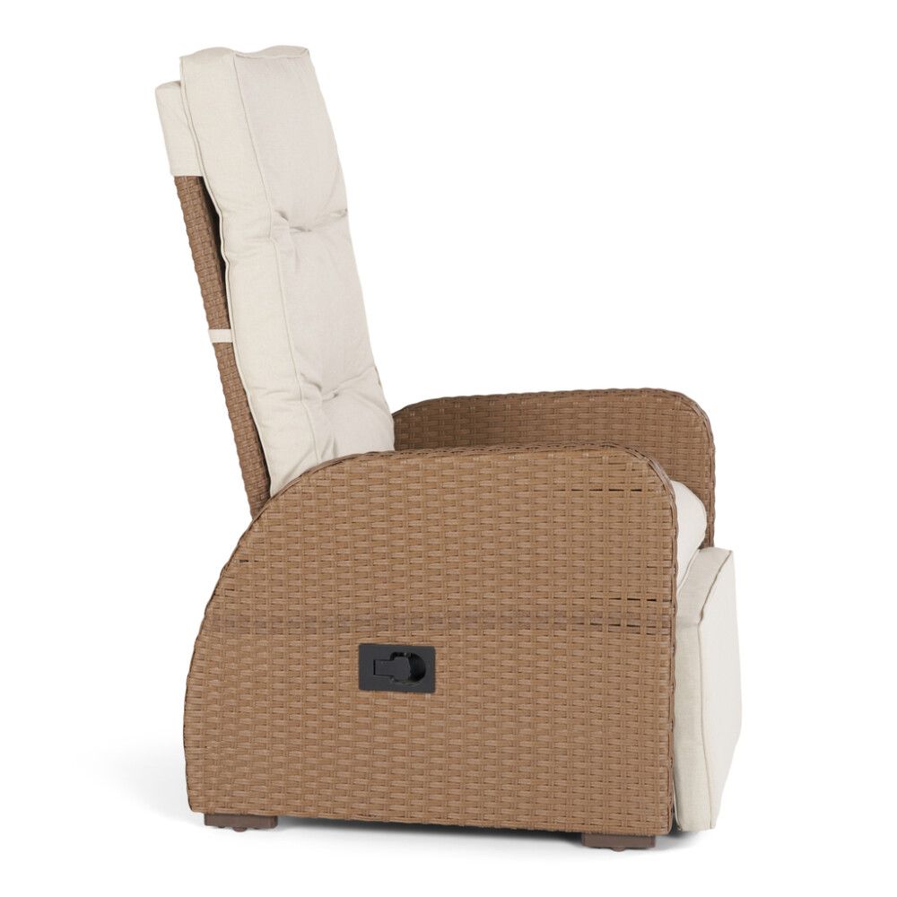 Hægindastóll Luna með sessum rattan Sunfun