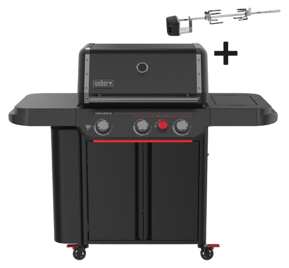 Gasgrill Genesis E-330 R Stealth Weber 3 brennarar