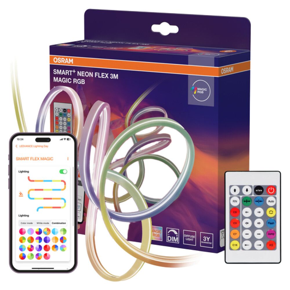 Ljósborði Smart+ Neon Flex Magic RGBW 15W 3m
