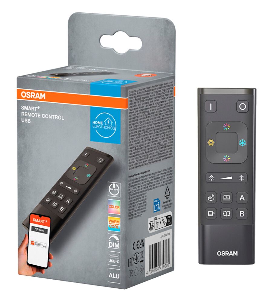 Fjarstýring Smart+ USB svört