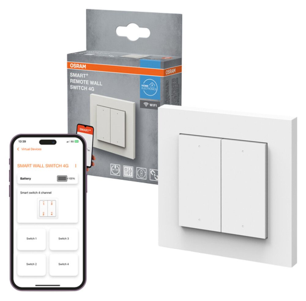Snjallrofi Smart+ WiFi 4 hnappar